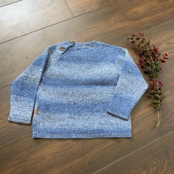 Zara knitted cotton sweater size 12-18 months - Picture 4 of 4